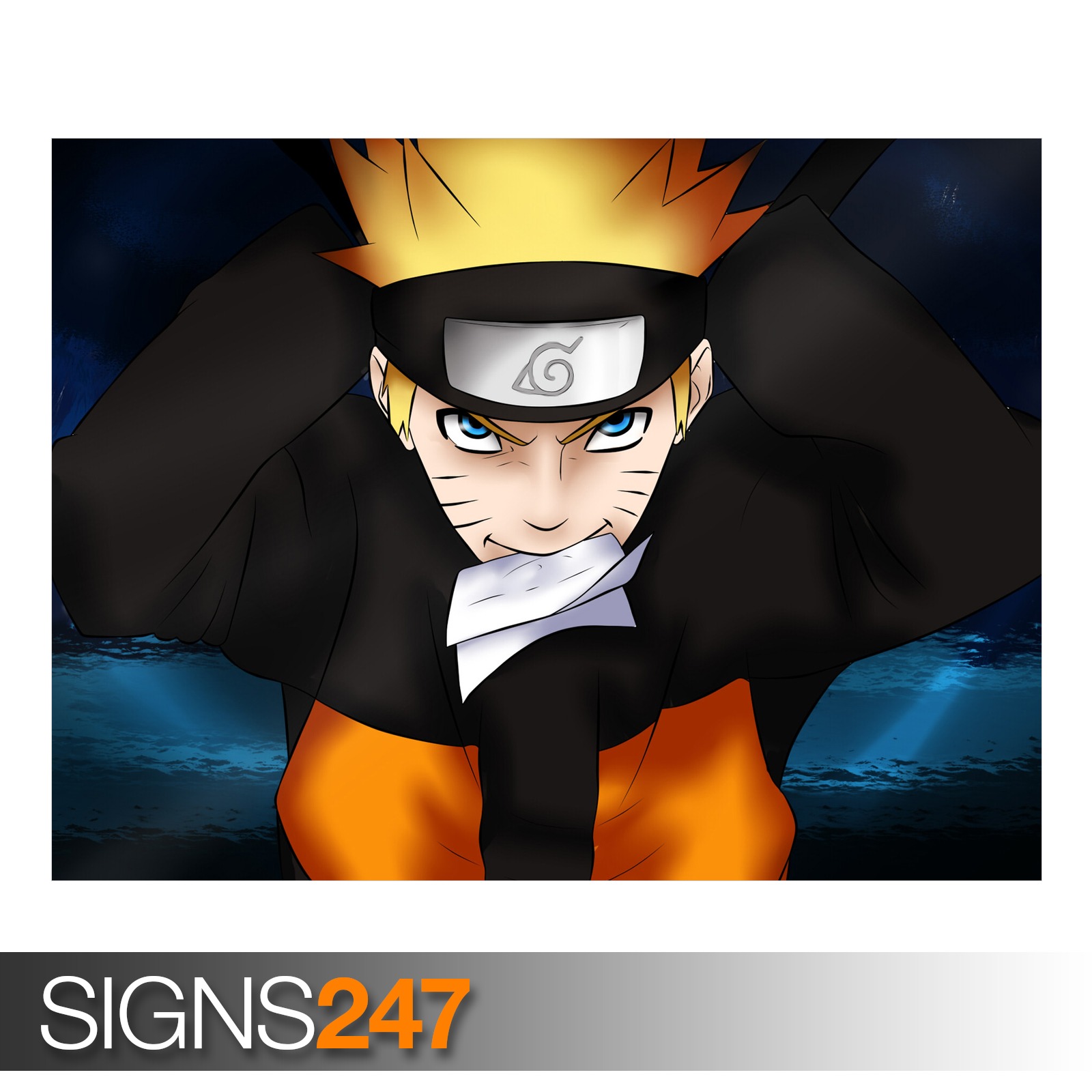 NARUTO UZUMAKI 2 (3171) Anime Poster - Picture Poster Print Art A0 A1