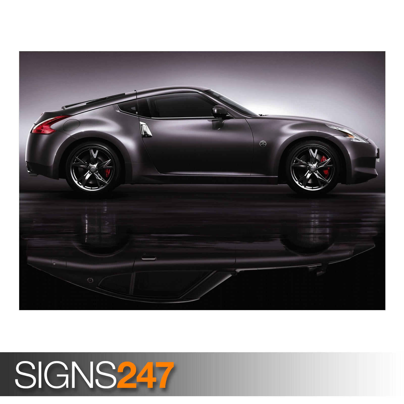 Nissan 350z Side View Ab412 Car Poster Photo Poster Print Art A0 A1